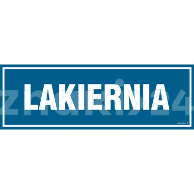 Lakiernia - Znak informacyjny - PA562