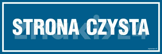 Strona czysta - Znak informacyjny - PA080