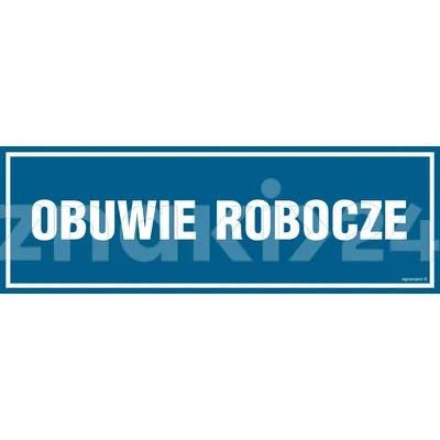 Obuwie robocze - Znak informacyjny - PA326