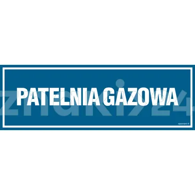 Patelnia gazowa - Znak informacyjny - PA259