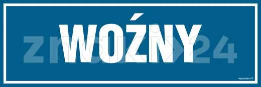 Woźny - Znak informacyjny - PA167