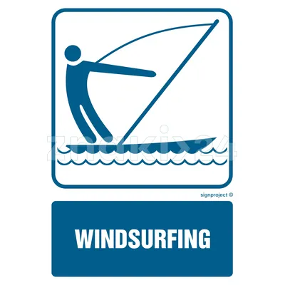 Windsurfing - Znak informacyjny - RD005