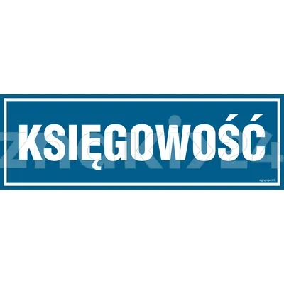 Księgowość - Znak informacyjny - PA003