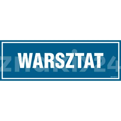 Warsztat - Znak informacyjny - PA024