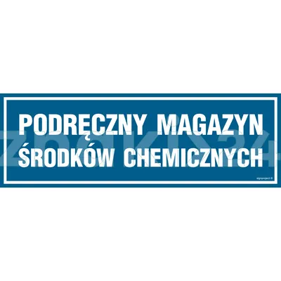 Podręczny magazyn środków chemicznych - Znak informacyjny - PA378