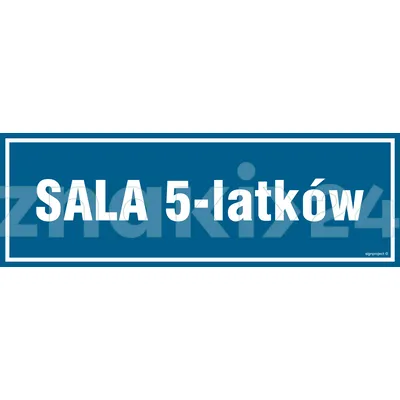 Sala 5-latków - Znak informacyjny - PA179