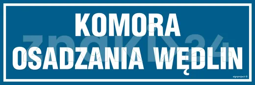 Komora osadzania wędlin - Znak informacyjny - PA266