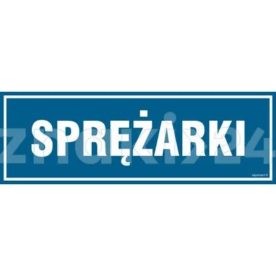 Sprężarki - Znak informacyjny - PA235