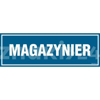 Magazynier - Znak informacyjny - PA376