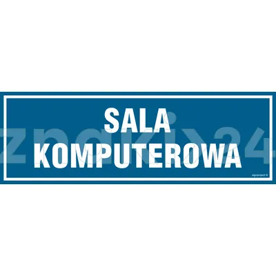 Sala komputerowa - Znak informacyjny - PA161