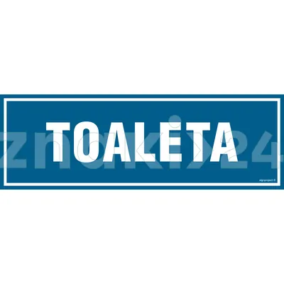 Toaleta - Znak informacyjny - PA014