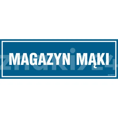 Magazyn mąki - Znak informacyjny - PA351