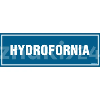 Hydrofornia - Znak informacyjny - PA222