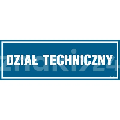 Dział techniczny - Znak informacyjny - PA119