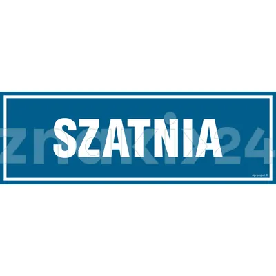 Szatnia - Znak informacyjny - PA007