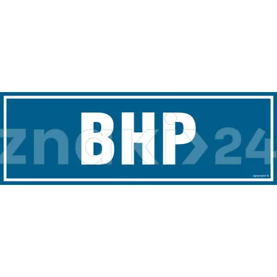 BHP - Znak informacyjny - PA099