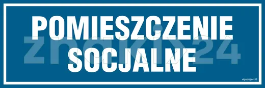 Pomieszczenie socjalne - Znak informacyjny - PA018