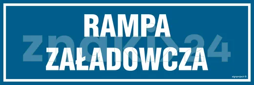 Rampa załadowcza - Znak informacyjny - PA332