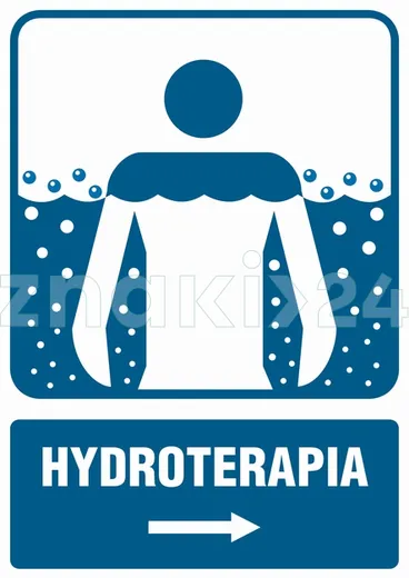 Hydroteraoia -kierunek w prawo- - Znak informacyjny - RF026