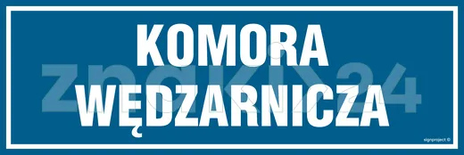 Komora wędzarnicza - Znak informacyjny - PA267