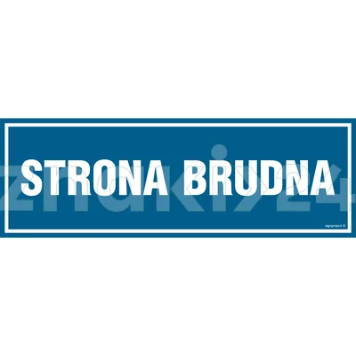 Strona brudna - Znak informacyjny - PA079