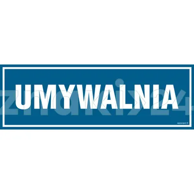 Umywalnia - Znak informacyjny - PA031