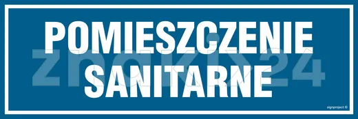 Pomieszczenie sanitarne - Znak informacyjny - PA292