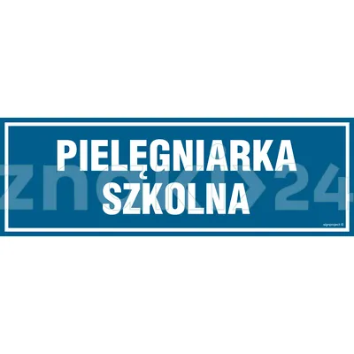 Pielęgniarka szkolna - Znak informacyjny - PA150