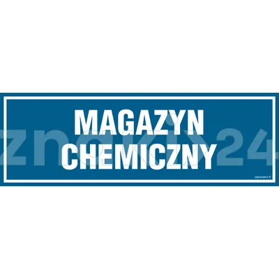 Magazyn chemiczny - Znak informacyjny - PA340