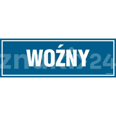 Woźny - Znak informacyjny - PA167