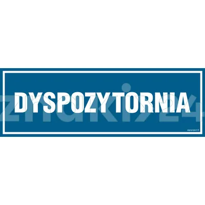 Dyspozytornia - Znak informacyjny - PA218