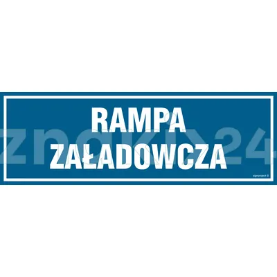 Rampa załadowcza - Znak informacyjny - PA332