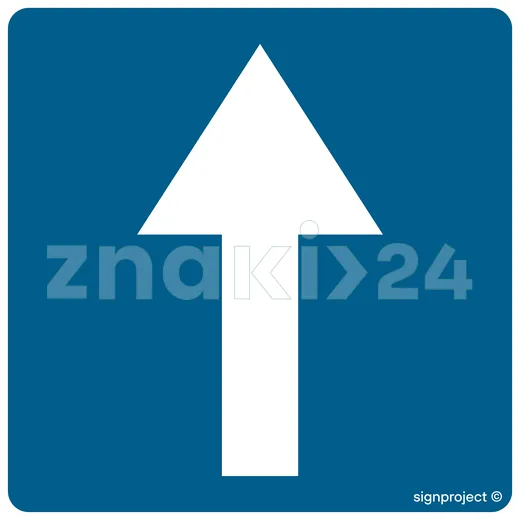 Znak drogowy D-3 - Znak informacyjny PVC - SA051