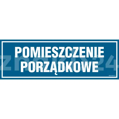 Pomieszczenie porządkowe - Znak informacyjny - PA291