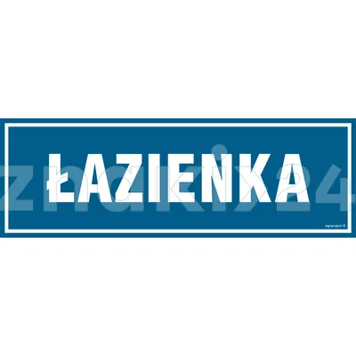 Łazienka - Znak informacyjny - PA323