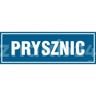 Prysznic - Znak informacyjny - PA069