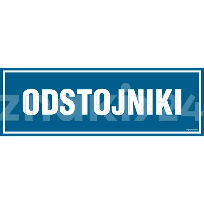 Odstojniki - Znak informacyjny - PA257