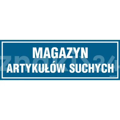 Magazyn artykułów suchych - Znak informacyjny - PA338