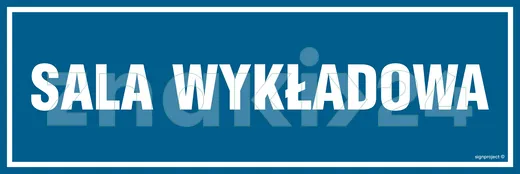 Sala wykładowa - Znak informacyjny - PA162