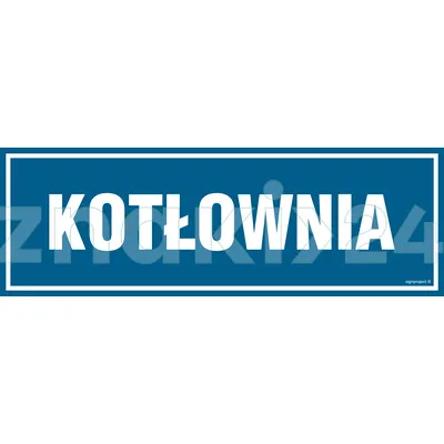 Kotłownia - Znak informacyjny - PA009