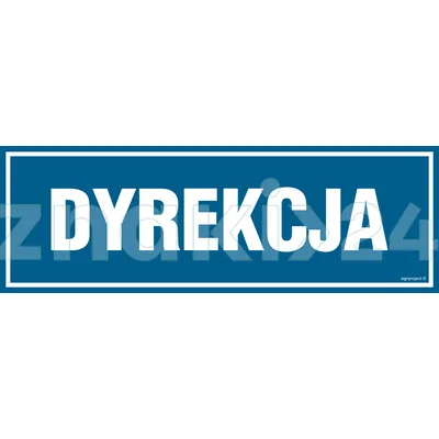 Dyrekcja - Znak informacyjny - PA128