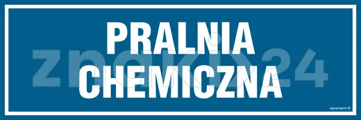 Pralnia chemiczna - Znak informacyjny - PA066