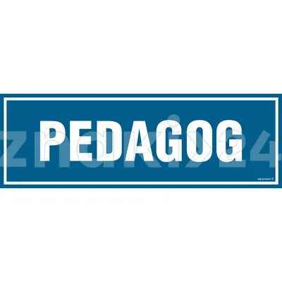 Pedagog - Znak informacyjny - PA148