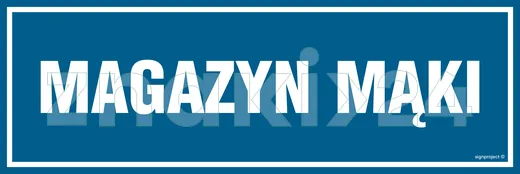 Magazyn mąki - Znak informacyjny - PA351