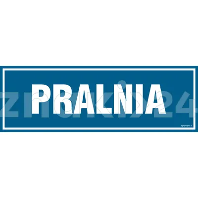 Pralnia - Znak informacyjny - PA062