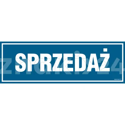 Sprzedaż - Znak informacyjny - PA127