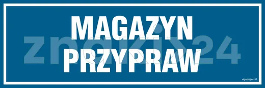 Magazyn przypraw - Znak informacyjny - PA362