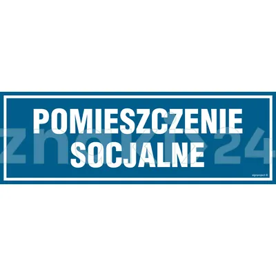 Pomieszczenie socjalne - Znak informacyjny - PA018