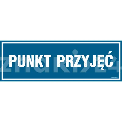 Punkt przyjęć - Znak informacyjny - PA125