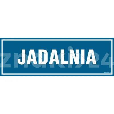 Jadalnia - Znak informacyjny - PA013